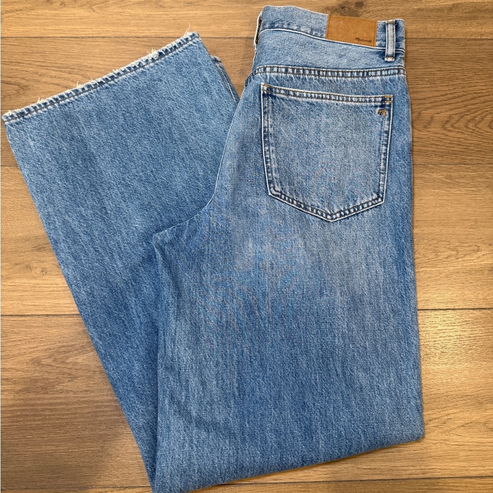 Madewell X Molly Dickson Low-Rise Wide Leg denim 28R
